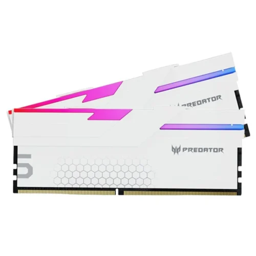 Acer Predator 32GB Kit (2x16GB) HERMES RGB White 白色 BL.9BWWR.634 DDR5 6000MHz CL28 Memory AMD EXPO & Intel XMP 3.0 (RM-AH5D32V)