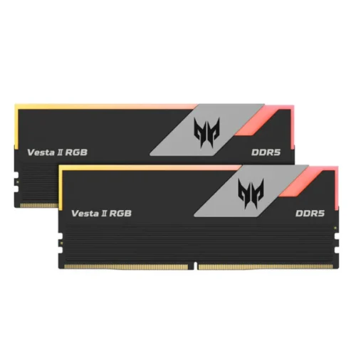 Acer Predator 32GB Kit (2x16GB) VESTA II RGB Black 黑色 BL.9BWWR.652 DDR5 6000MHz Memory AMD EXPO & Intel XMP 3.0 (RM-AV5D32D)