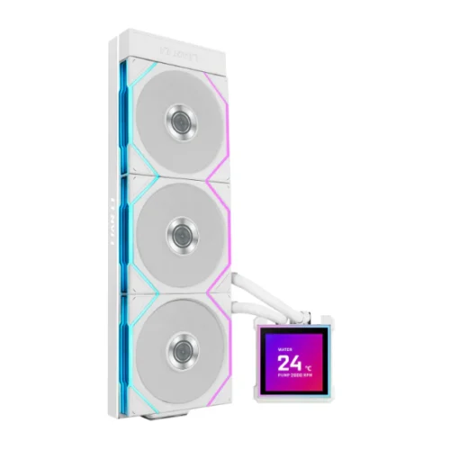 LIAN LI HydroShift II LCD-S 360TL White 白色 360mm Liquid CPU Cooler (GHS2LCDS36TW)
