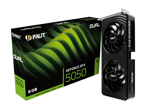 PALIT GeForce RTX 5050 DUAL 8GB GDDR7 NE65050019P1-GB2070D