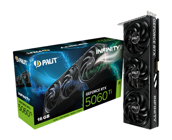 PALIT GeForce RTX 5060 Ti INFINITY 3 16GB GDDR7 NE7506T019T1-GB2061S