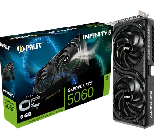 PALIT GeForce Series RTX 5060 INFINITY 2 OC 8GB GDDR7 NE75060V19P1-GB2063L